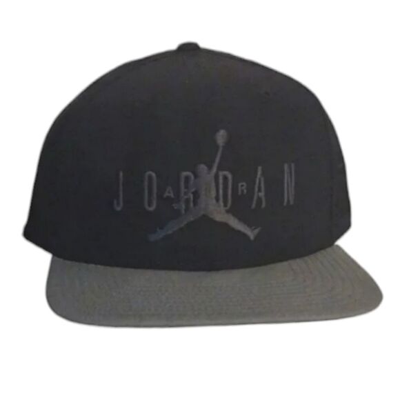 Michael Jordan Jumpman Black Grey Limited Edition Pro Sport DNA Snapback Hat - Picture 6 of 11